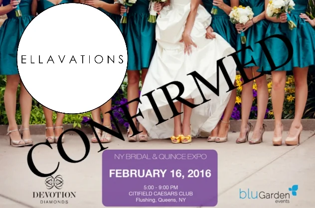 JOIN US AT NY BRIDAL & QUINCE EXPO! TUES. FEB 16!