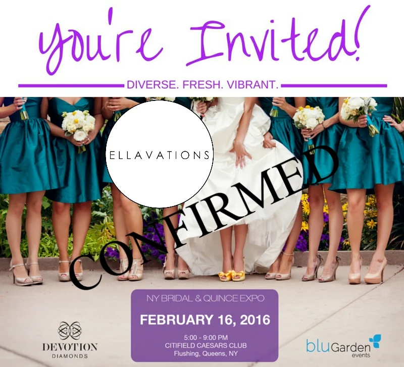 JOIN US AT NY BRIDAL & QUINCE EXPO! TUES. FEB. 16!