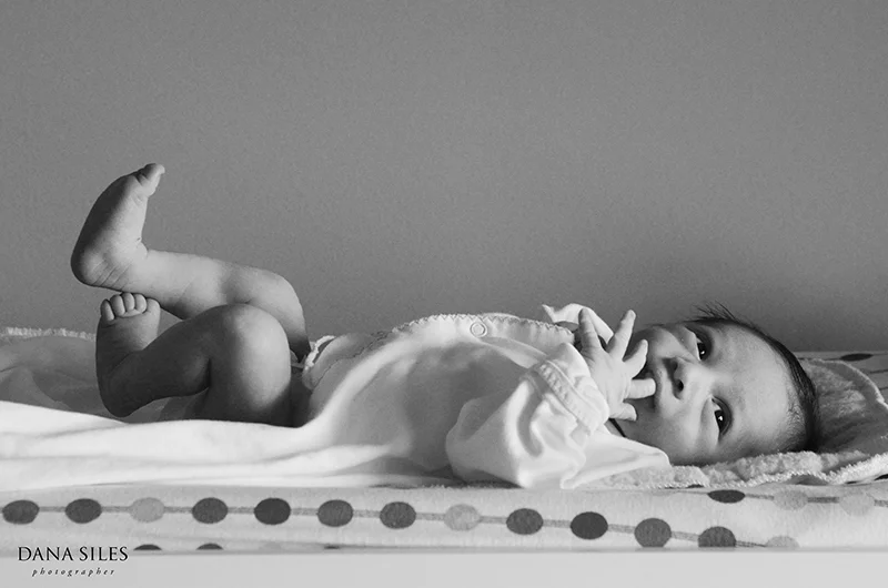 Noah, one week old