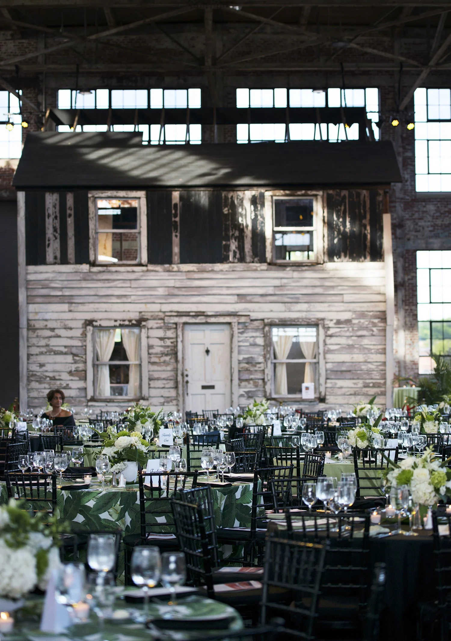 Gala design of the Pell Awards Gala at WaterFire Arts Center in Providence, Rhode Island