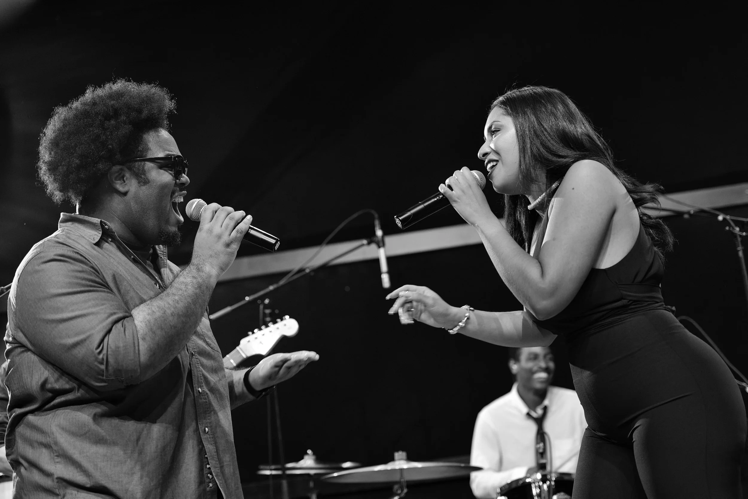 Production still photography of UMANI during a music video and promotional recording session at SIR Music Studio in New York City for Hank Agency Group.