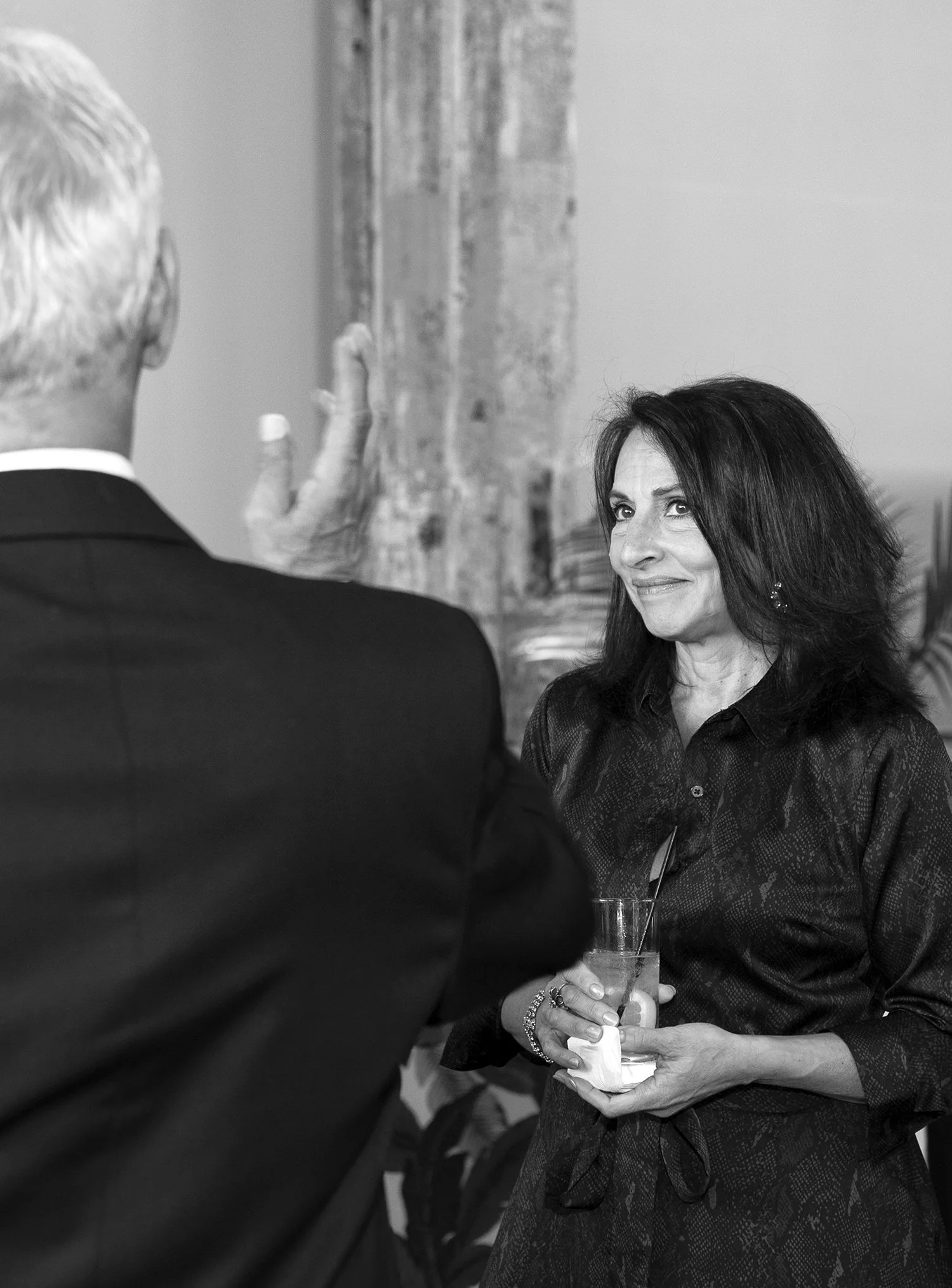 Guests networking during the reception at the Pell Awards Gala in Providence, Rhode Island