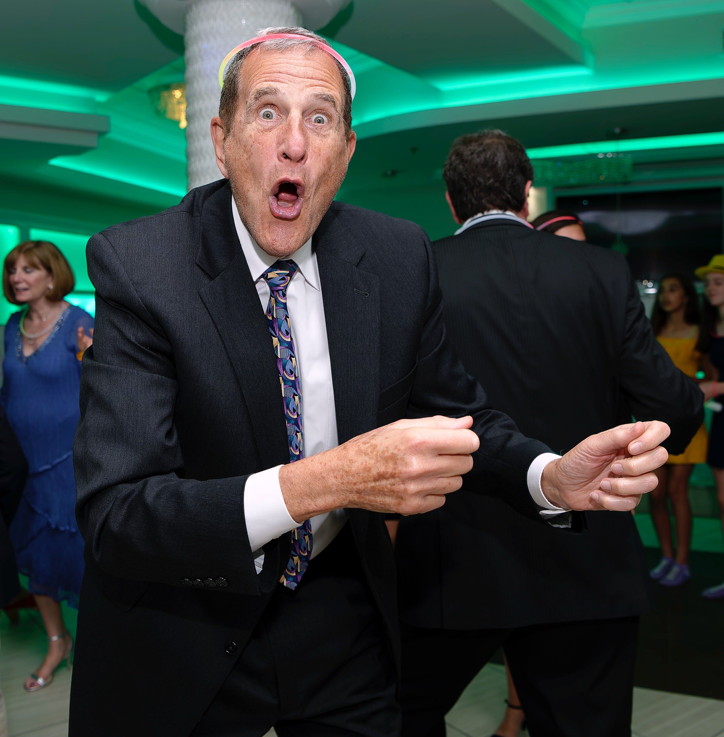 Guest on the dance floor