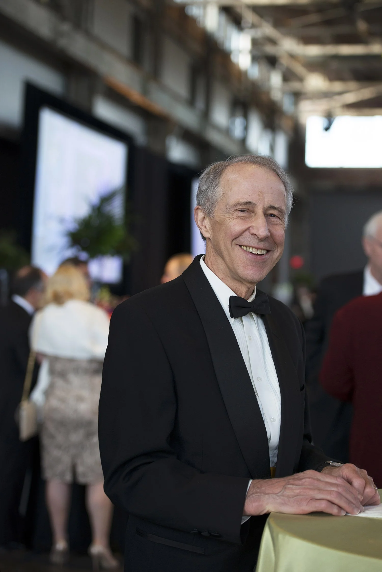 Guest during the cocktail reception at the Pell Awards Gala in Providence, Rhode Island
