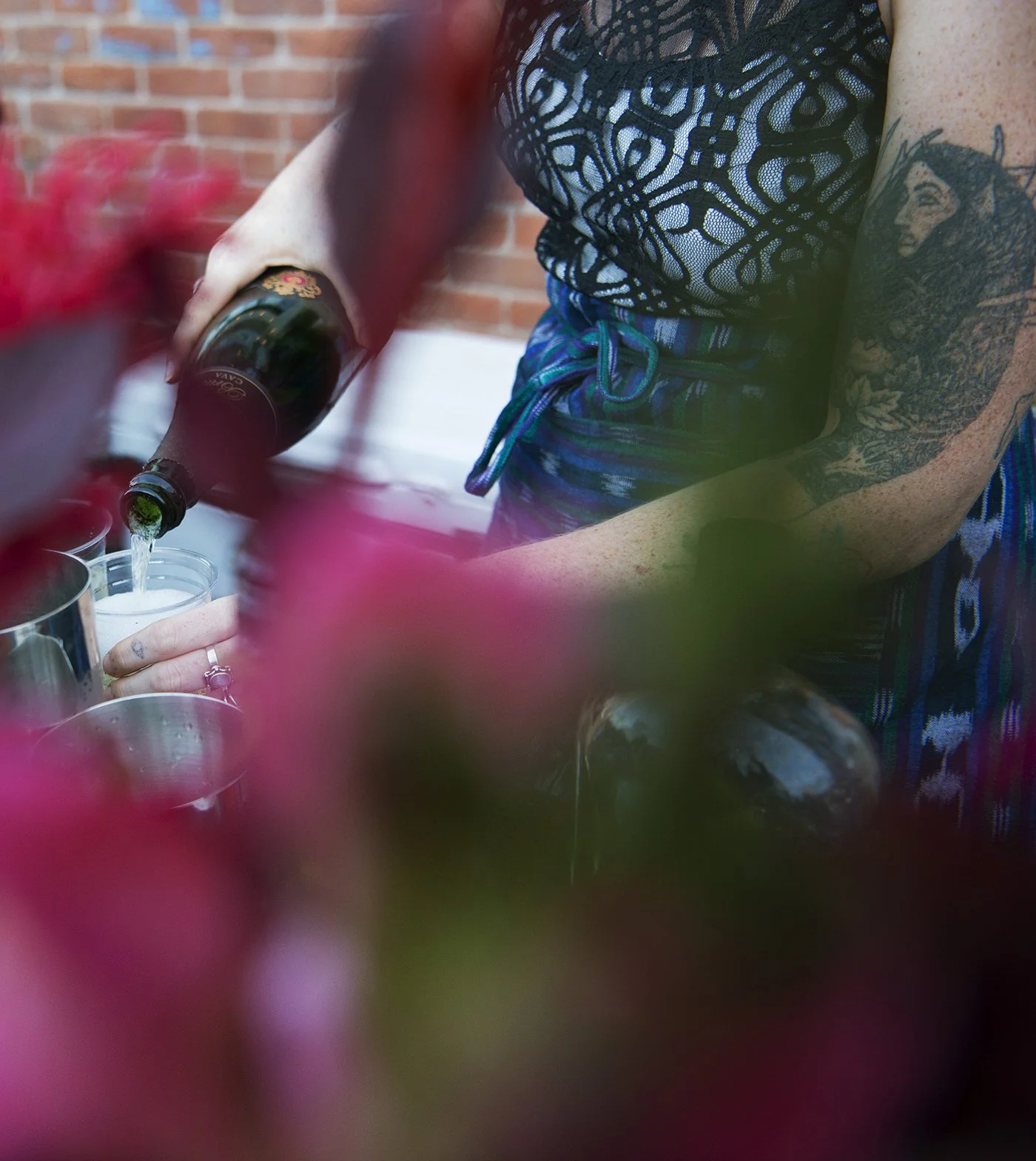 Bartender at Revel Factory during Pawtucket Arts Festival event
