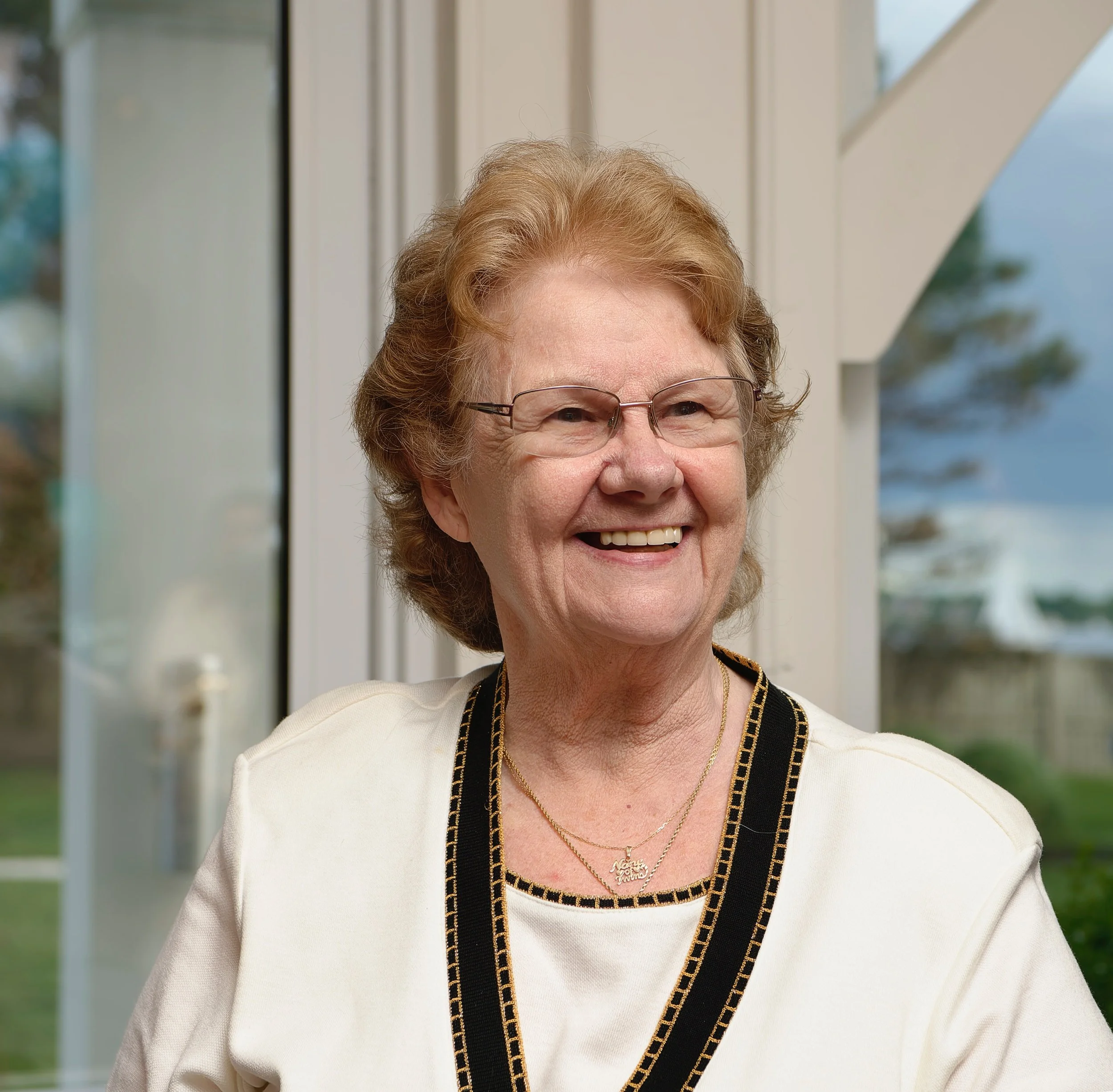 Candid portrait during celebration at Belle Mer in Newport, Rhode Island