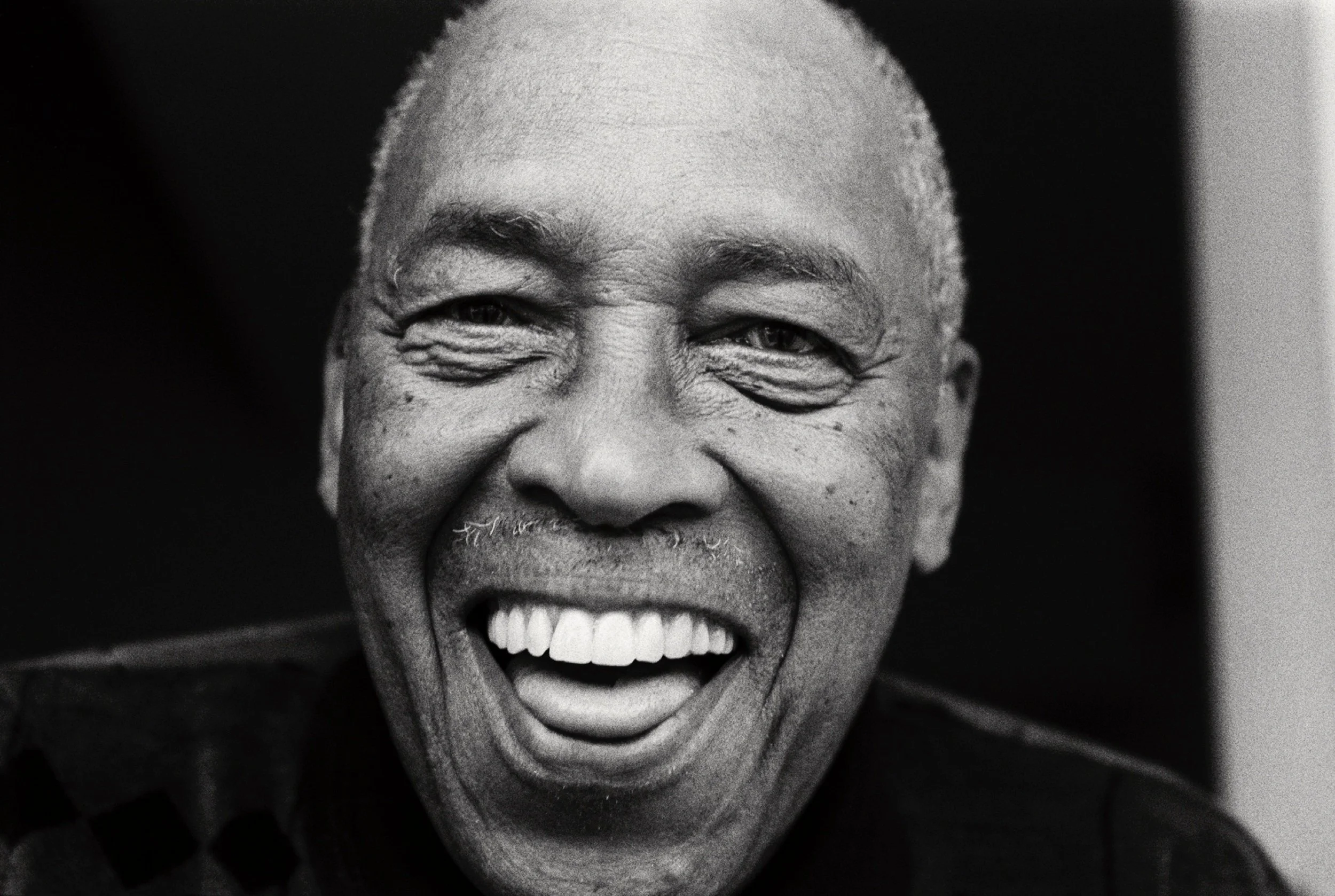 Portrait of Jazz musician Clarence J Clay Osborne at his home in East Providence, Rhode Island