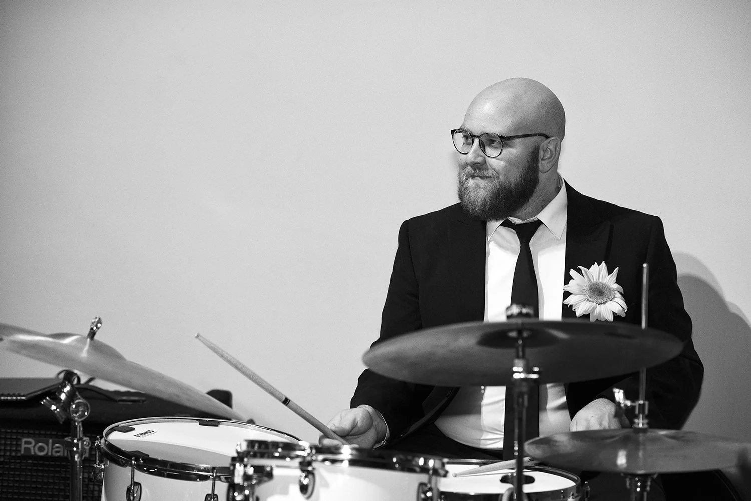 Musician performs at WaterFire Arts Center gala in Providence, Rhode Island