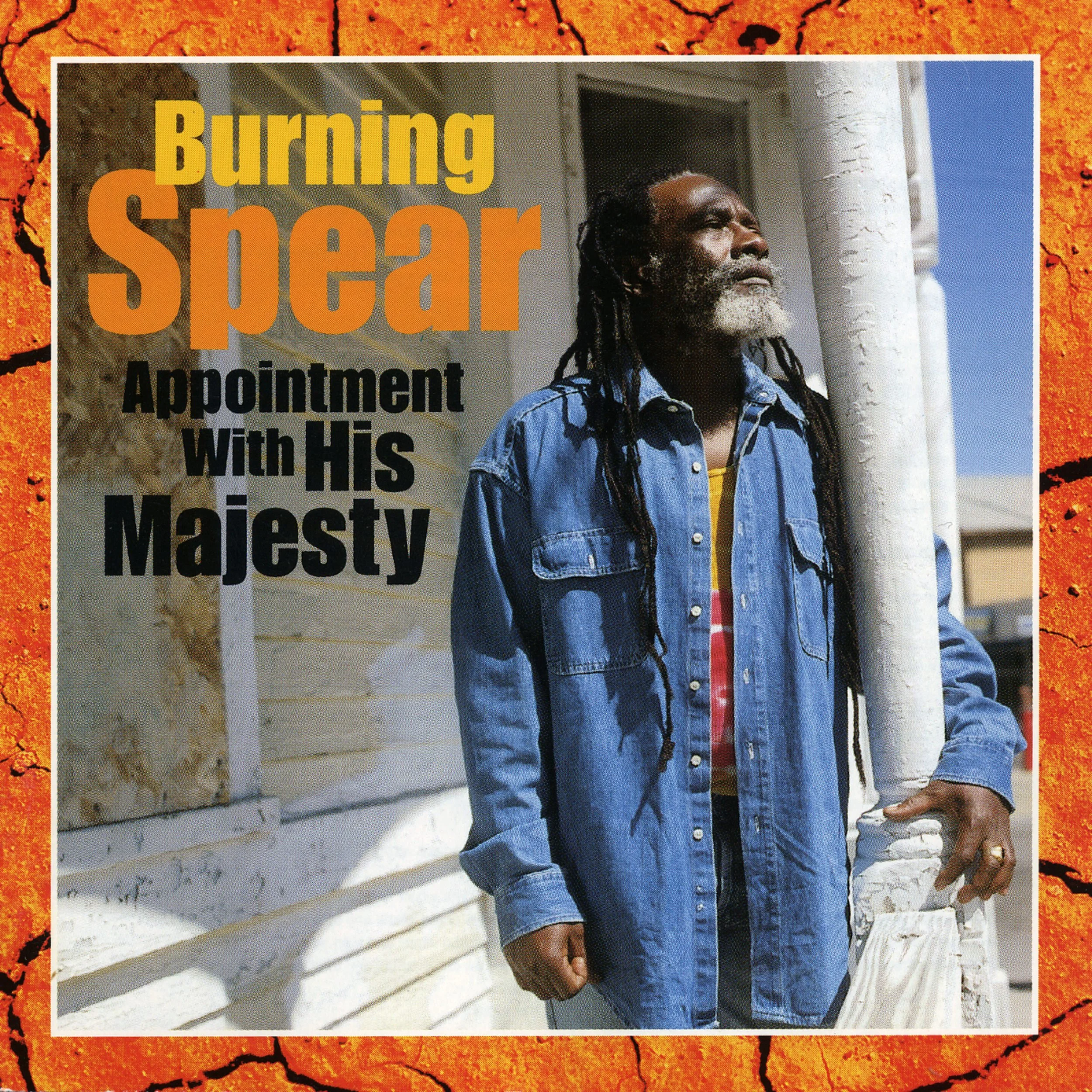 Burning Spear Appointment with his Majesty U.K. album cover.