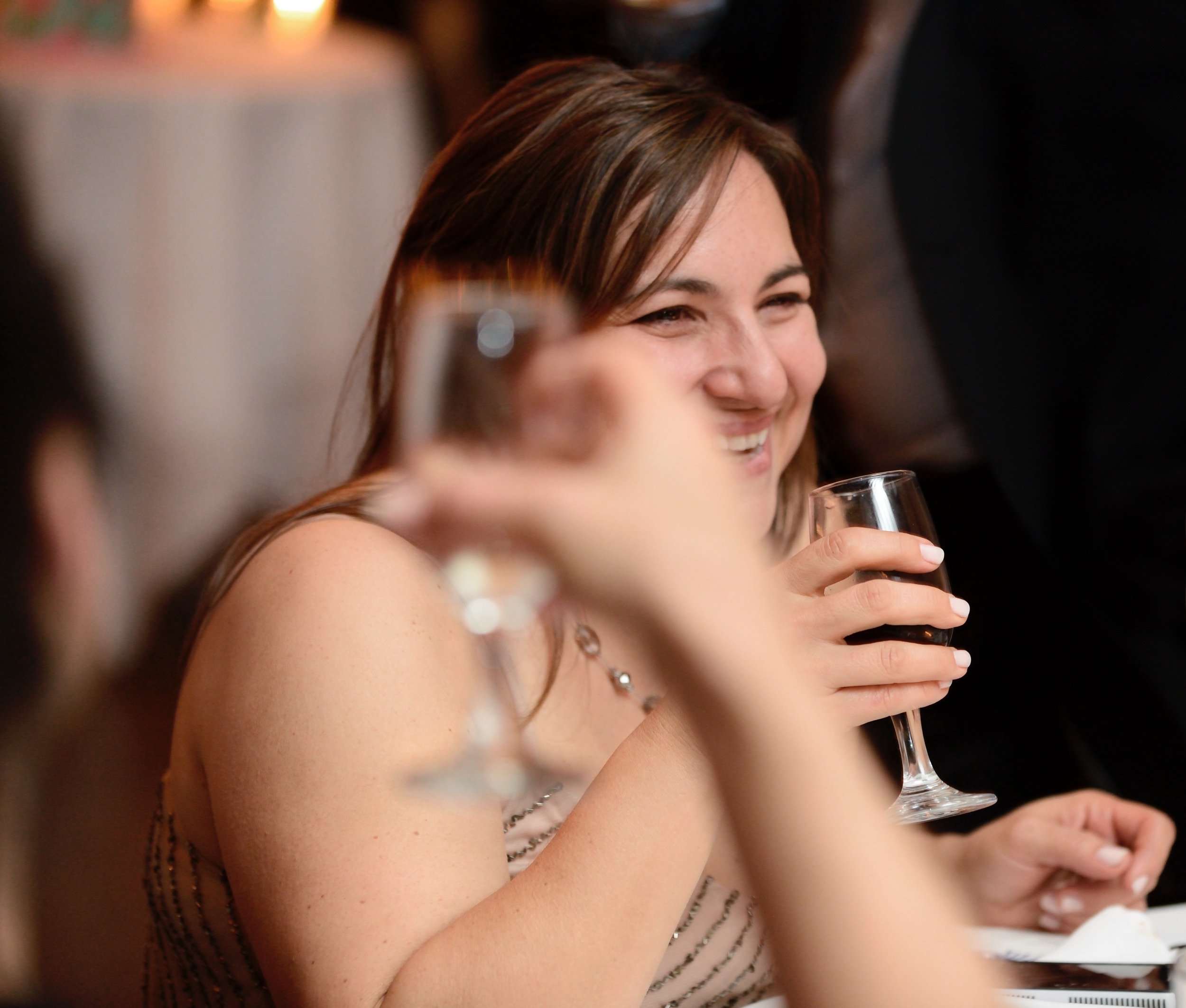 Mother of Bat Mitzvah girl during speeches