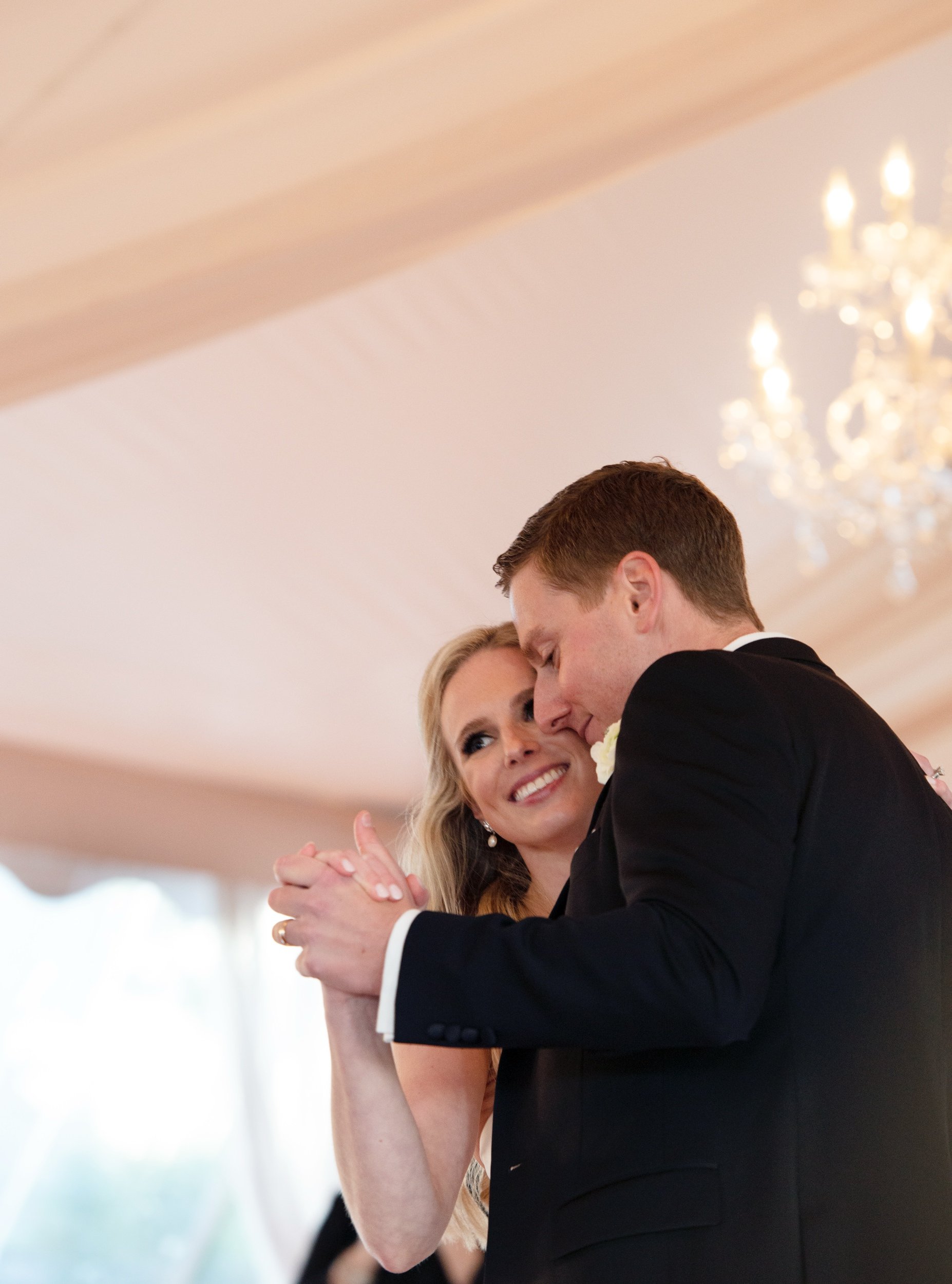 First dance beneath a Newport Tent Company tent