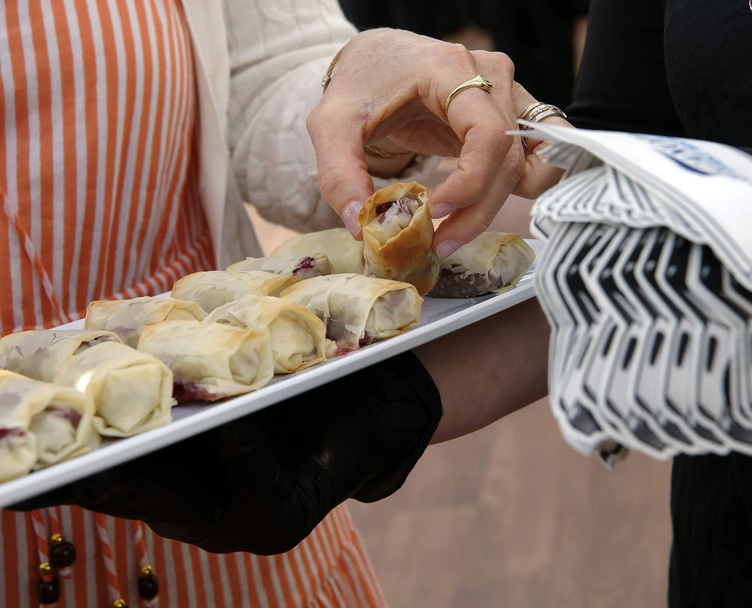 Hors d'oeuvres by The Sauce Catering