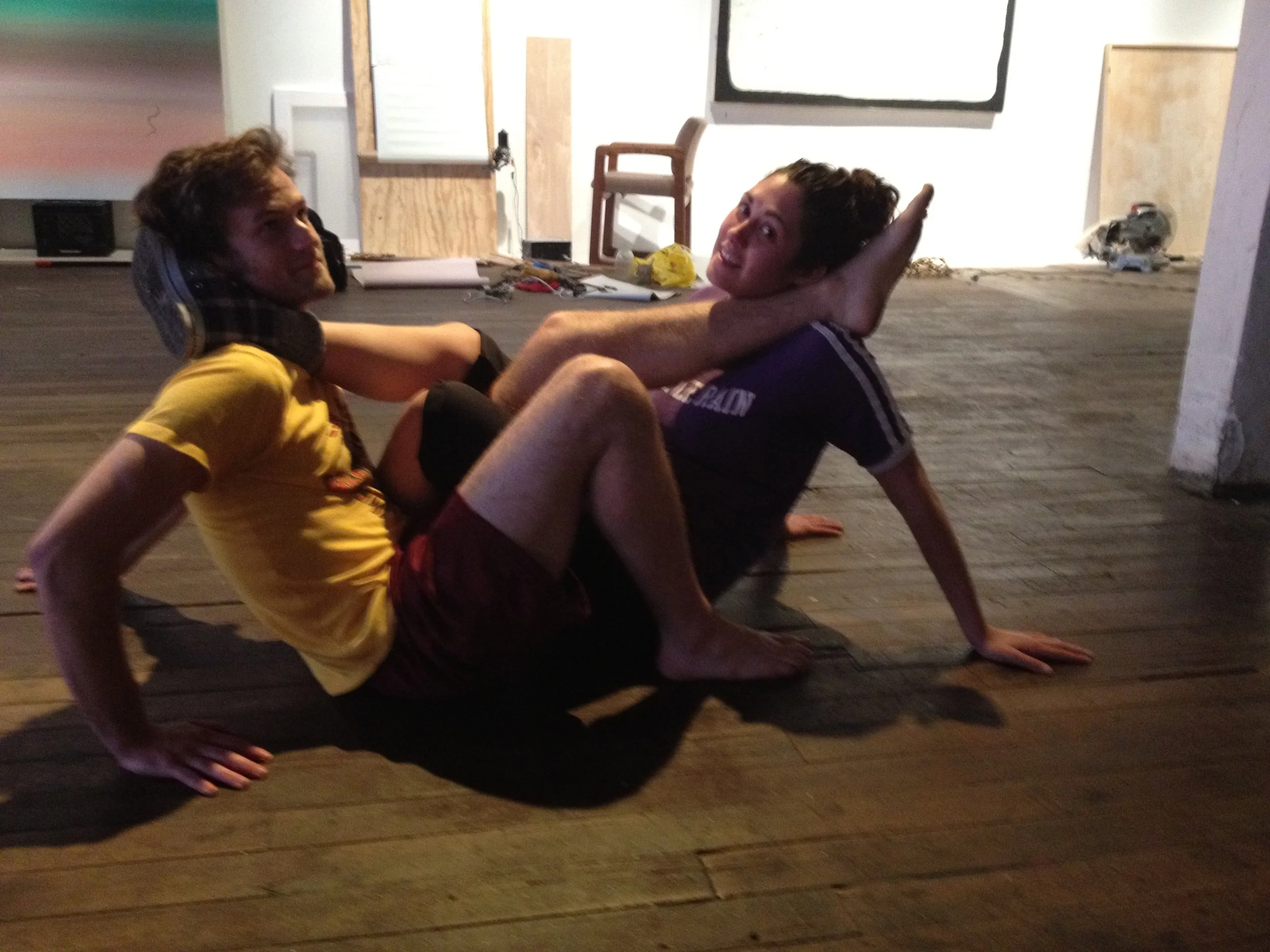  a random rehearsal moment, possibly for an Artscape? 