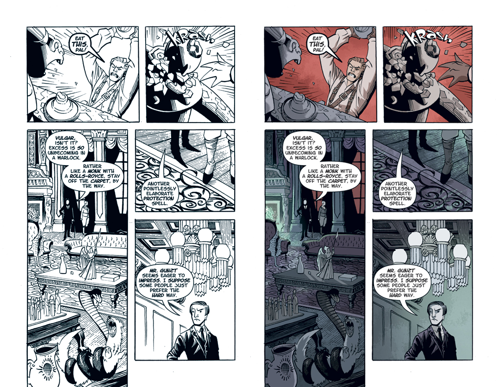 Courtney Crumrin Vol 7 PG 35 (2015) (line art by Ted Naifeh)