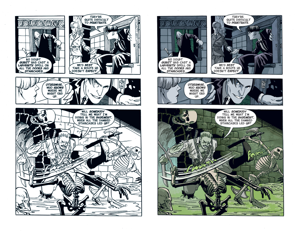 Courtney Crumrin Vol 7 PG 43 (2015) (line art by Ted Naifeh)