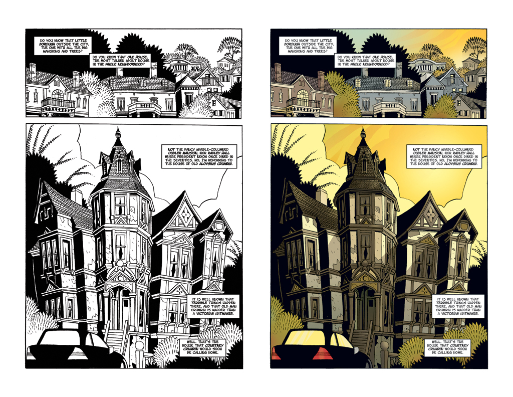 Courtney Crumrin Vol 1 PG 13 (2012) (line art by Ted Naifeh)