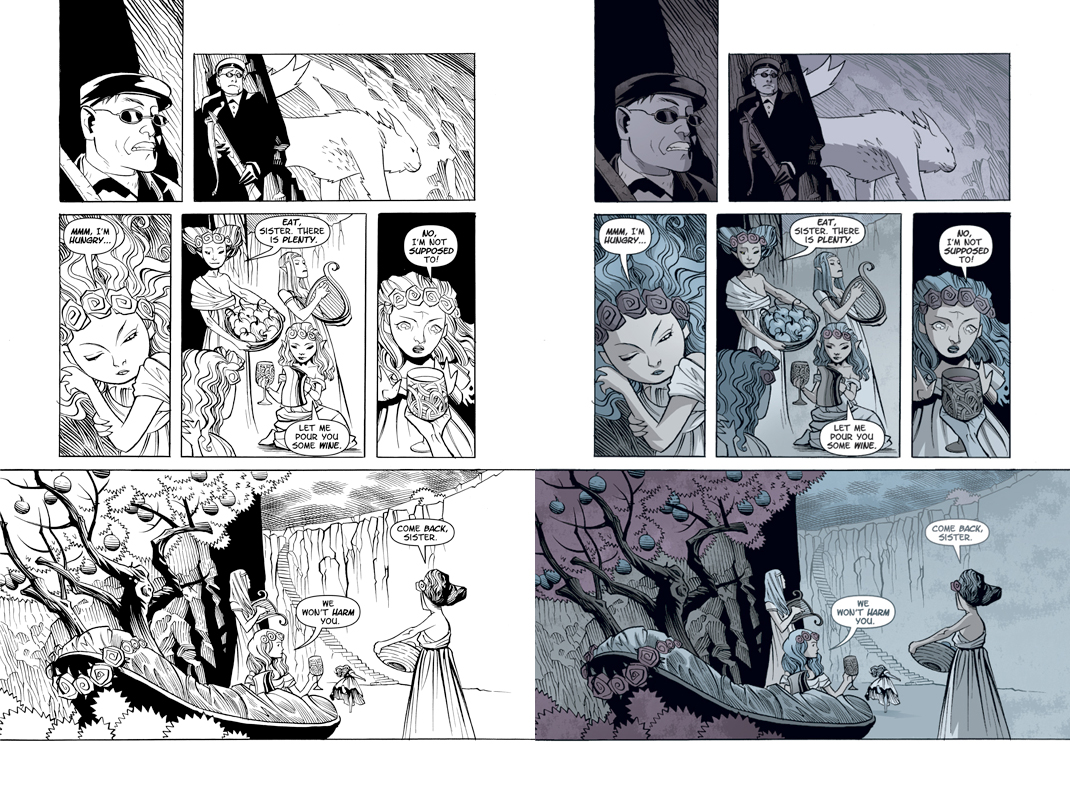 Courtney Crumrin Vol 3 PG 102 (2013) (line art by Ted Naifeh)