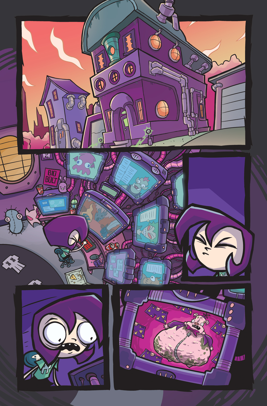 Invader ZIM # 14 PG 02 (2016) (colors by Fred C. Stresing)