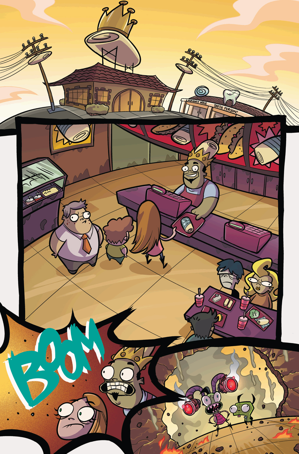 Invader ZIM #18 PG 05 (2017) (colors by Fred C. stresing)