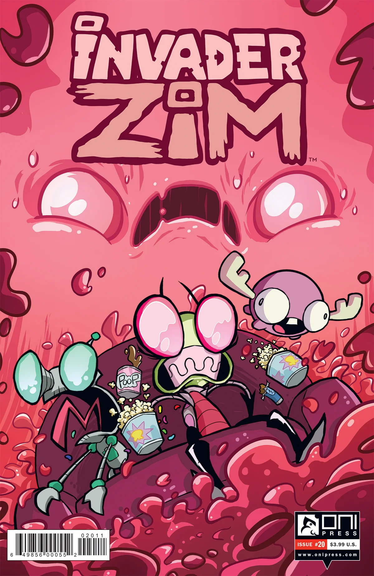 Invader ZIM #20 cover (2017)
