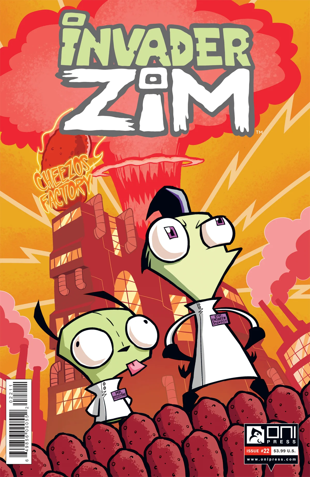 Invader ZIM #22 cover (2017)