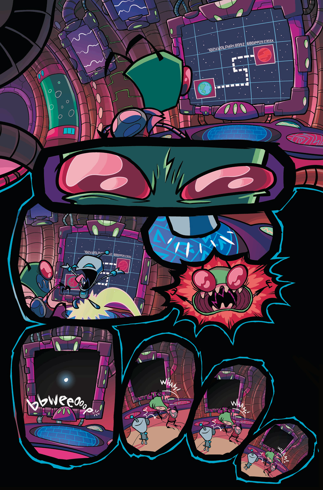 Invader ZIM #23 PG 22 (2017) (colors by fred c. stresing)