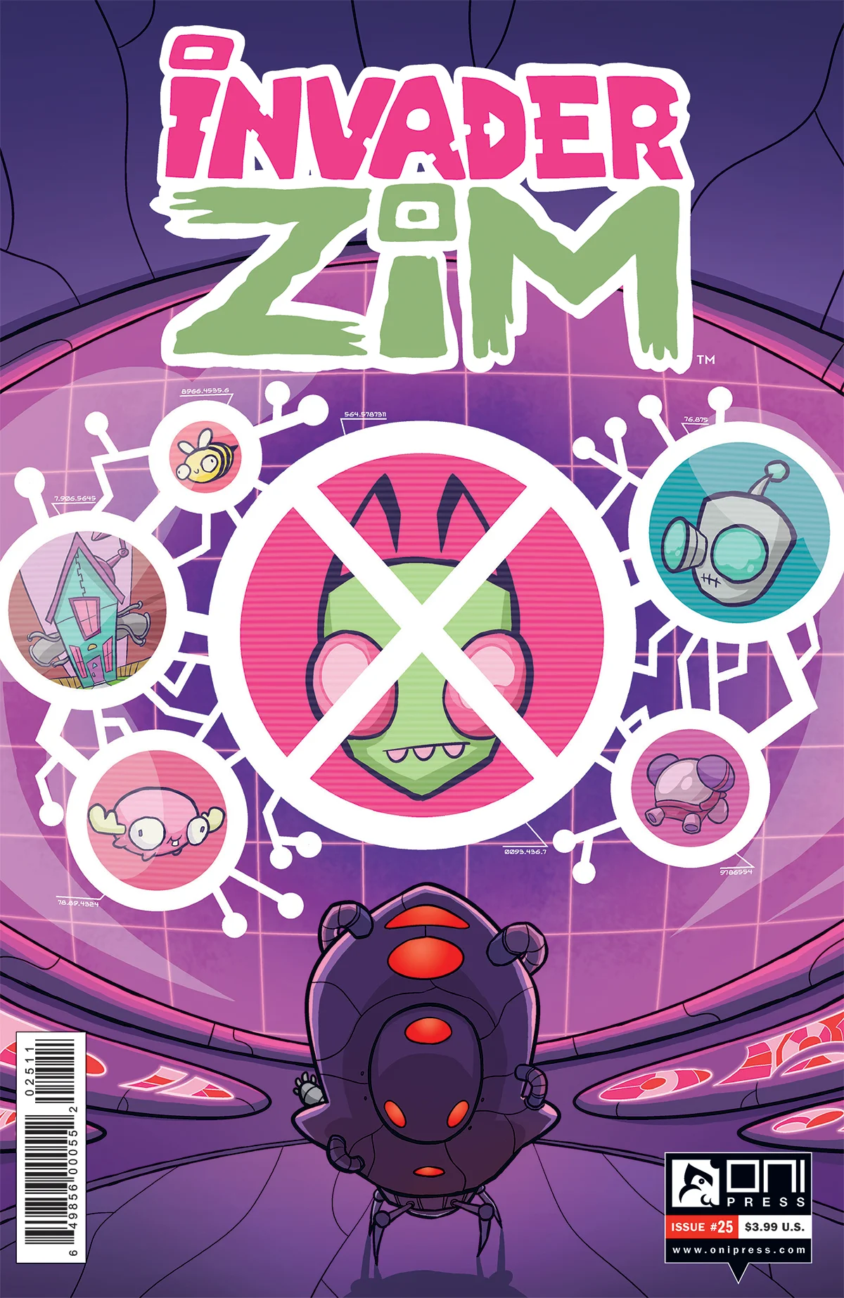 Invader ZIM #25 cover (2017)