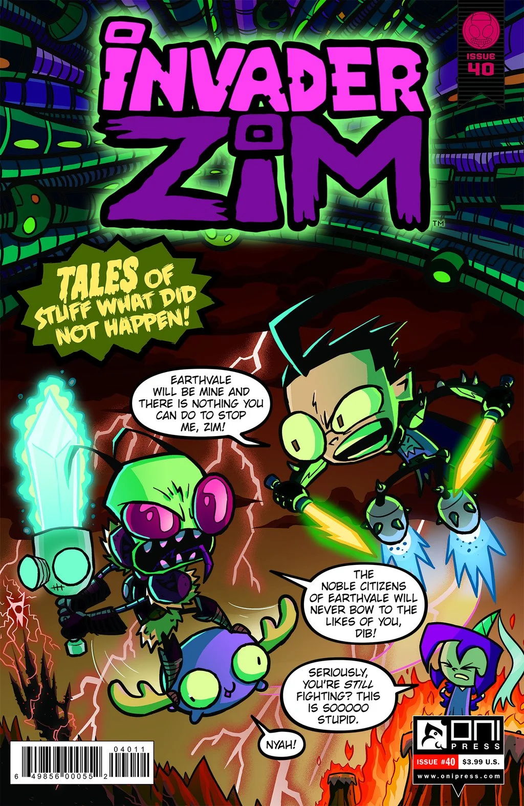 INVADER ZIM #40 COVER (2019) (COLORS BY FRED C. STRESING)