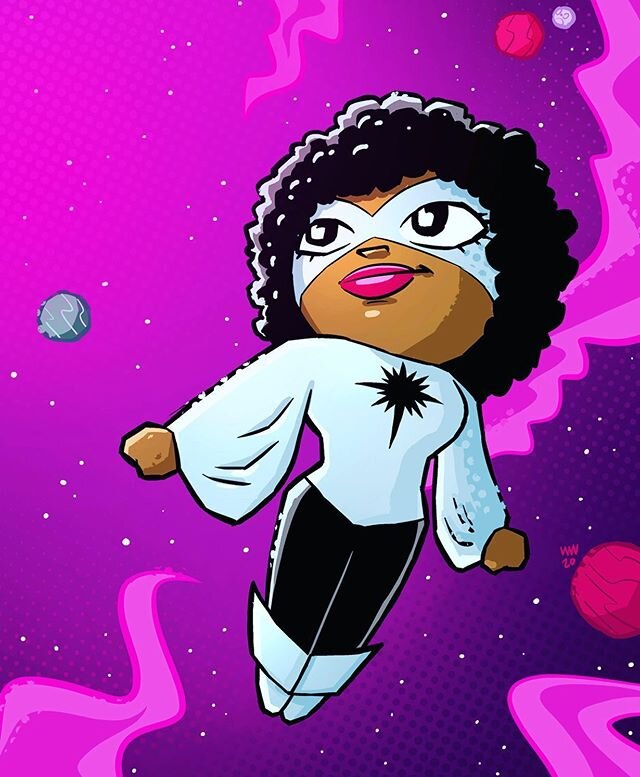 Monica Rambeau from her Secret Wars days. Can we see cosmic badass Monica in the movies pleeeease? #captainmarvel #monicarambeau #photon #pulsar #spectrum #marvel #art #fanart #dailysketch #secretwars #nextwave #digitalart #digitalillustration #arton