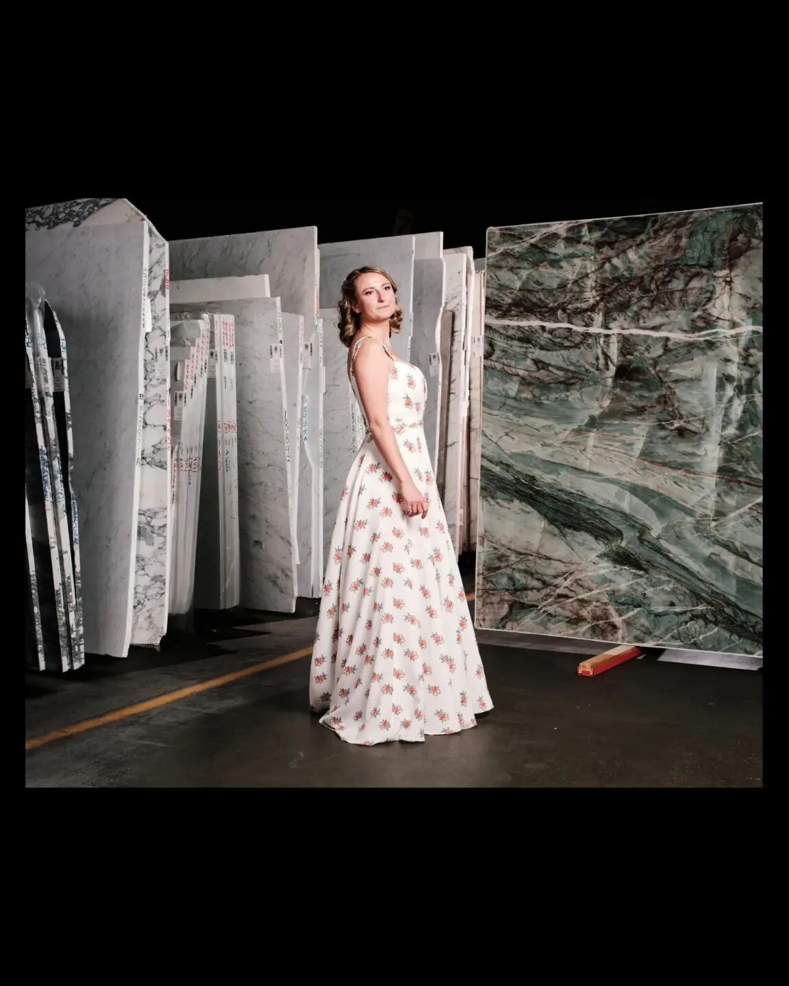 The first wedding portrait booth of the season was a huge success! Toph &amp; Claire had an incredible reception in a massive granite and marble warehouse which made for a totally unique and stunning background. Thanks so much for having me on @topht