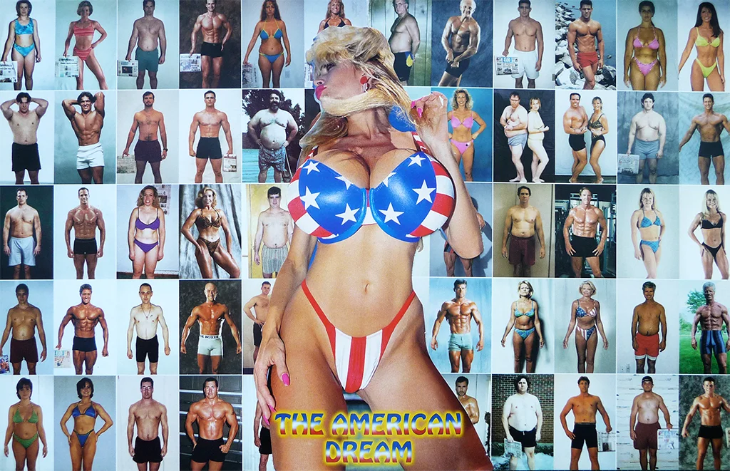 The American Dream, 2013Collage