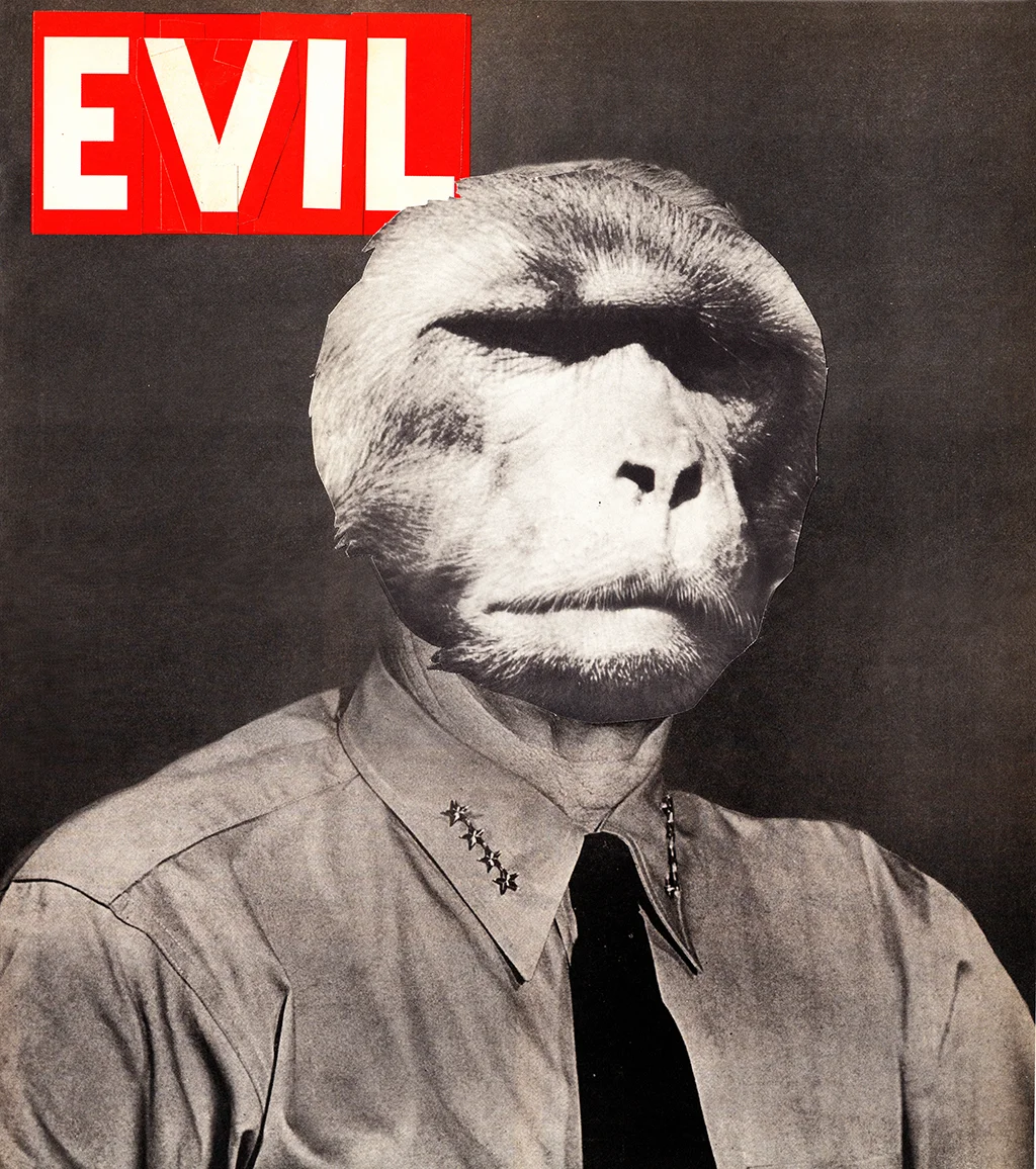 Evil, 2013Collage