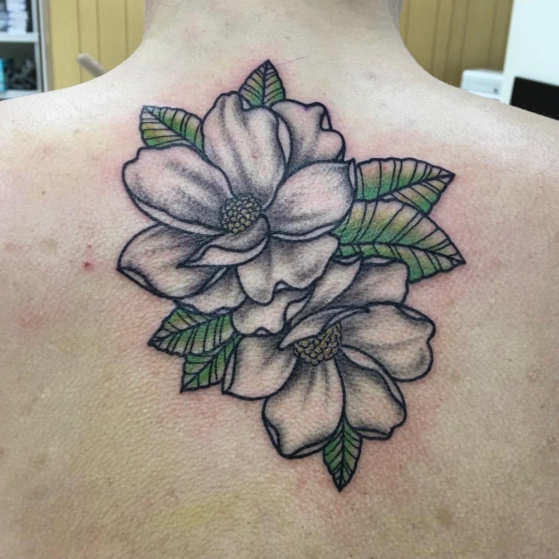 lily custom tattoo — Red Ocean Tattoo