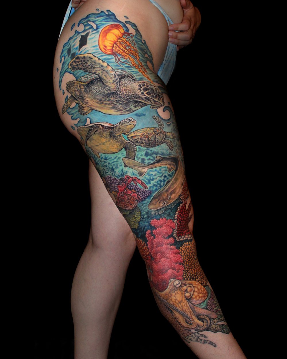 New School tattoo artist — Red Ocean Tattoo