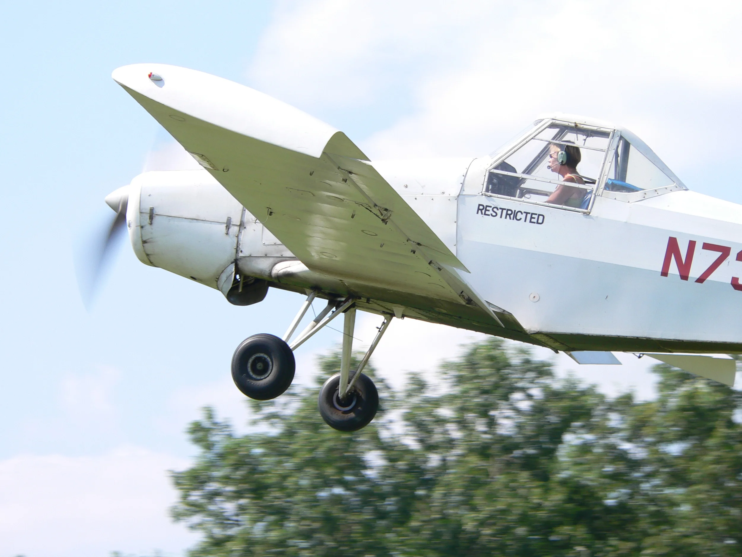 Arlene intent on a banner pick up