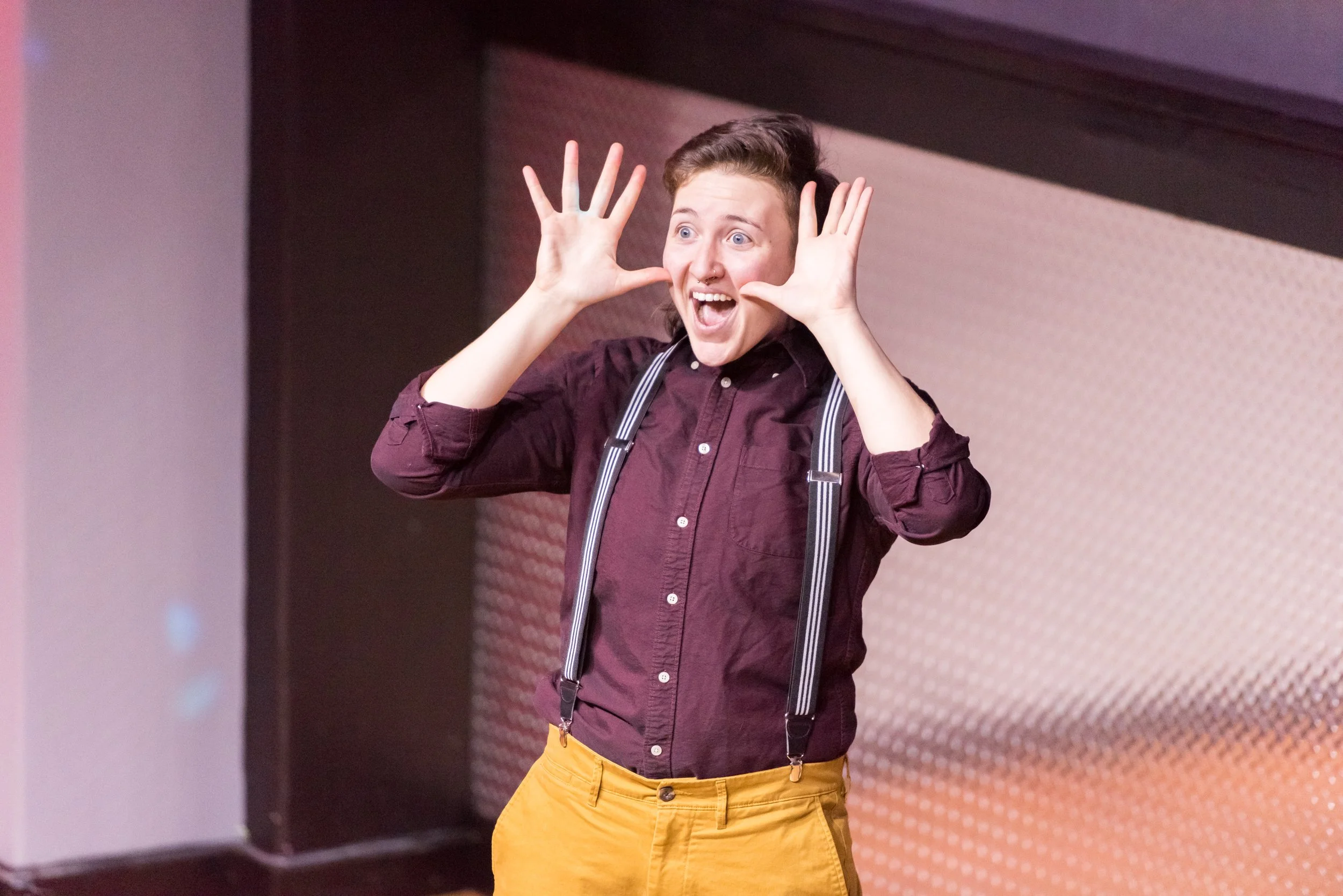  ROC That! Celebrates it's second anniversary American Sign Language improv and open stage event at ROAR, Rochester NY, Jan 11, 2020. 