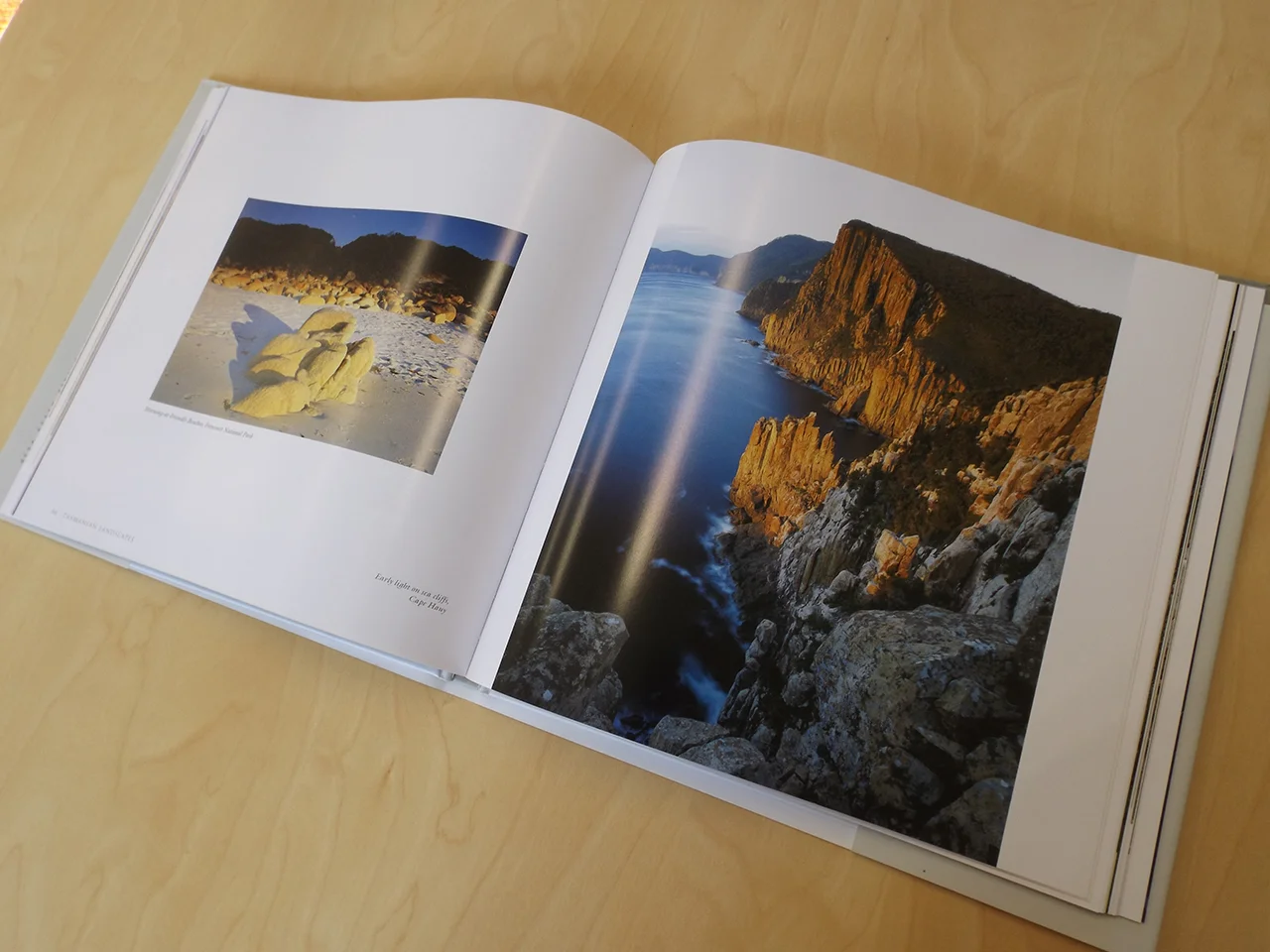 ‘Tasmanian Landscapes’ Book design (also posters, calendars, postcards etc) – DENNIS HARDING.
