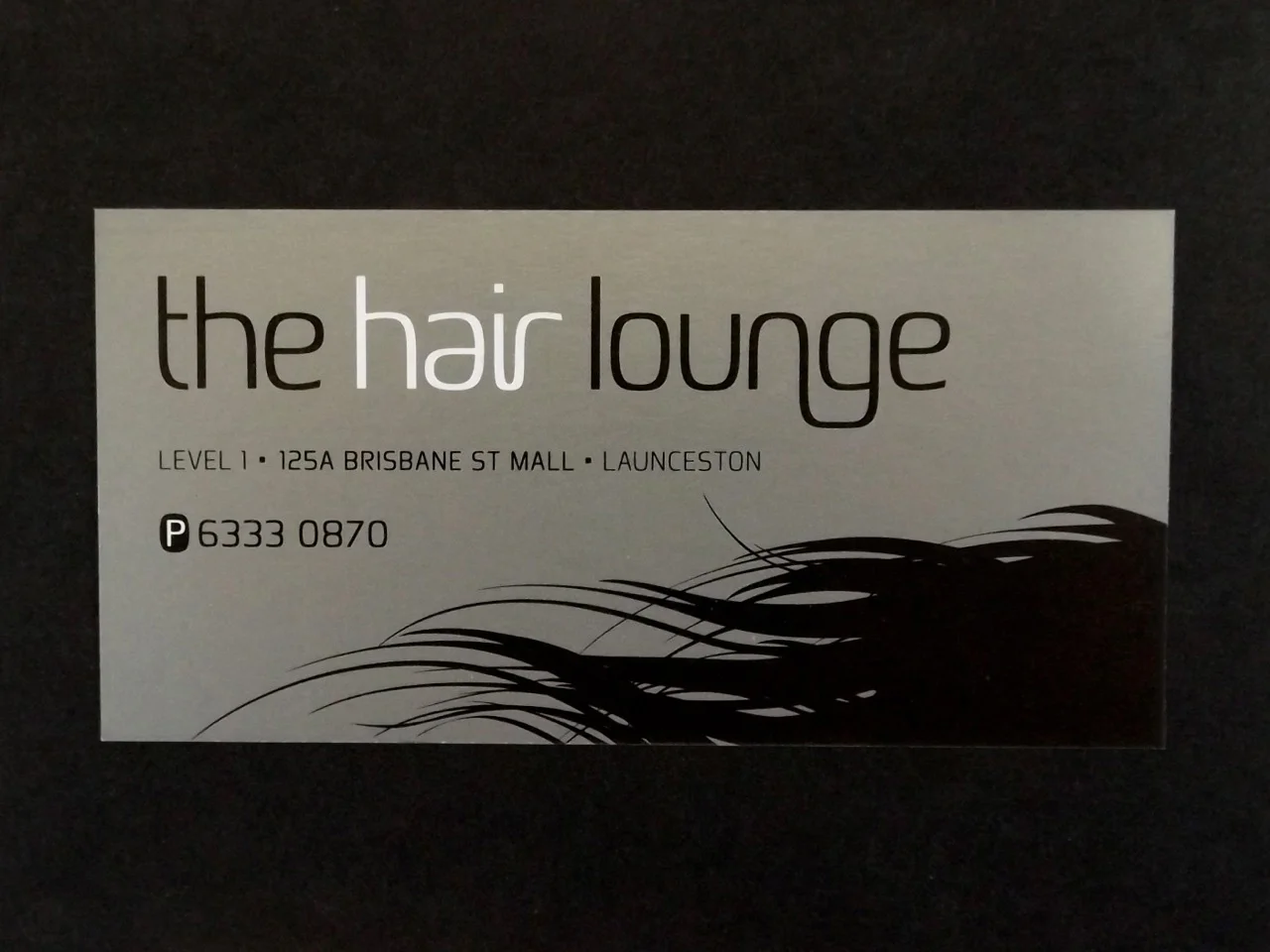 THE HAIR LOUNGE - Brand design and business card, signage etc.
