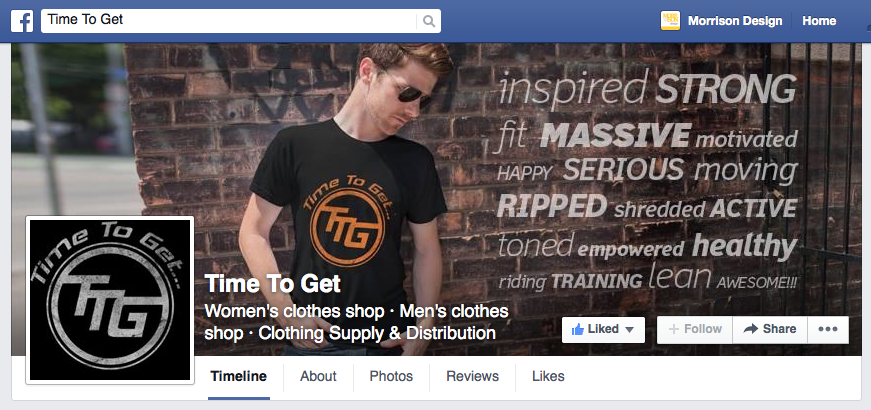 TIME TO GET... - Branding, apparel and social media design.