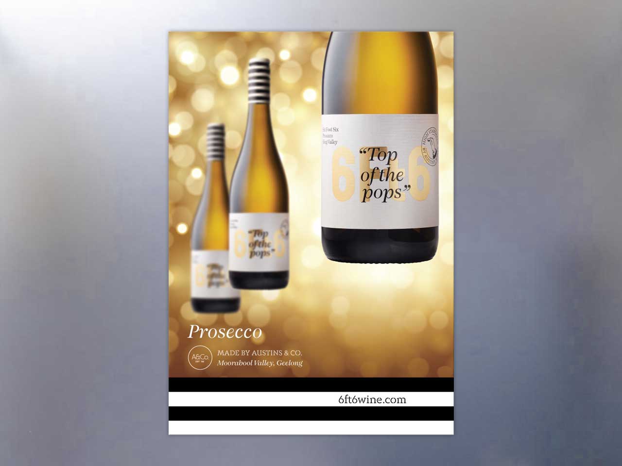 AUSTINS & CO. - 6Ft6 Poster design, point of sale display and packaging design.