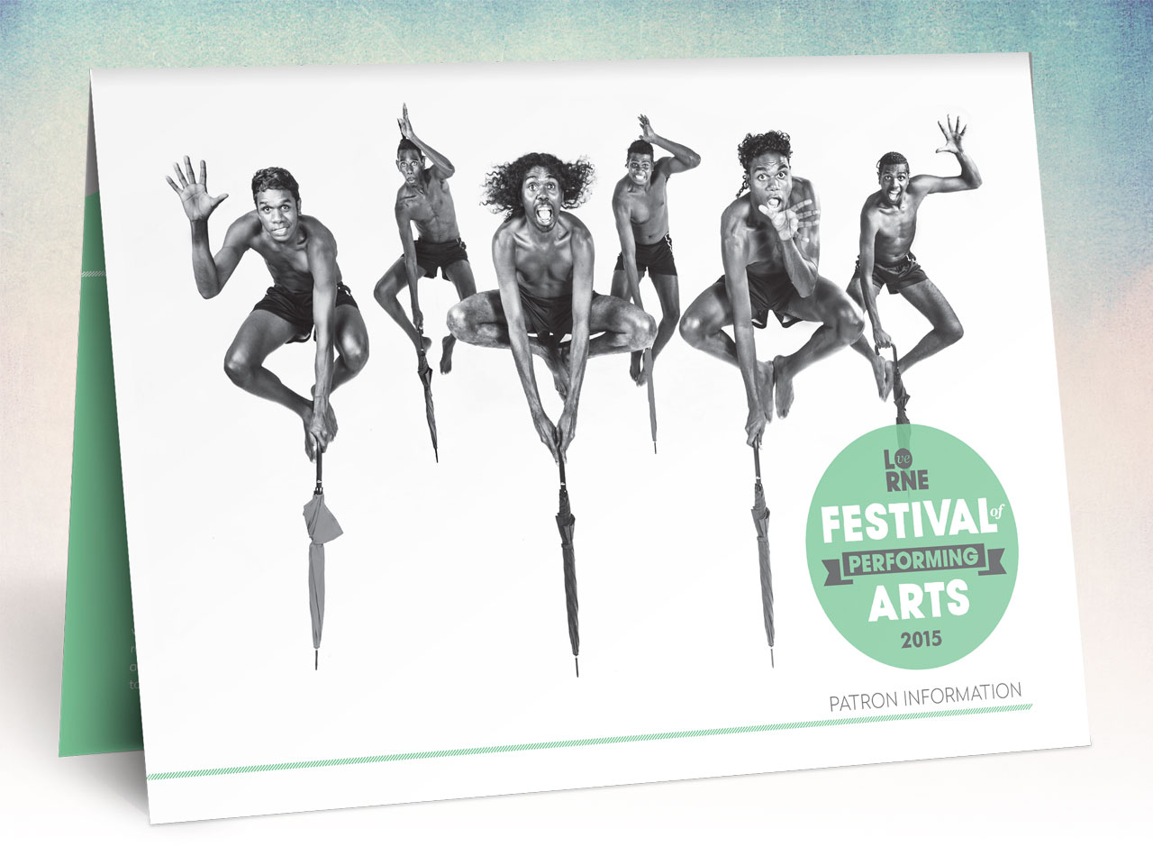 LOVE LORNE - Festival of Performing Arts Patron Information. MORRISON DESIGN Branding & Graphic Design Geelong.