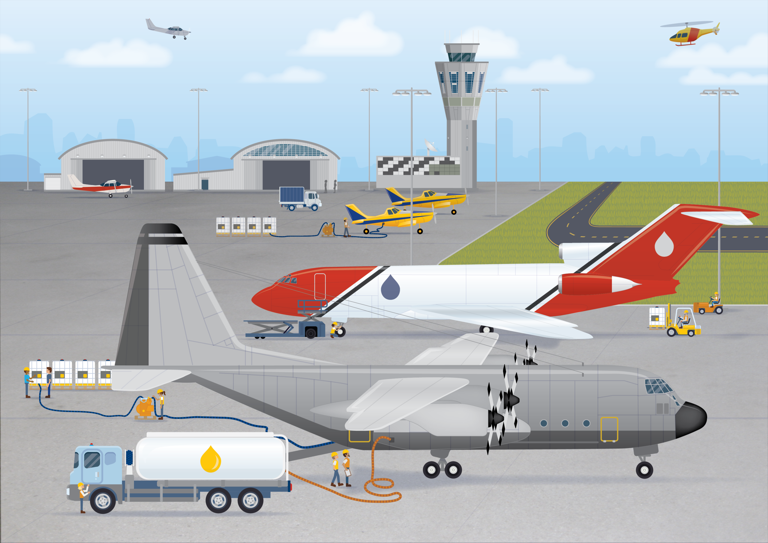 AMCS - Airport Illustration