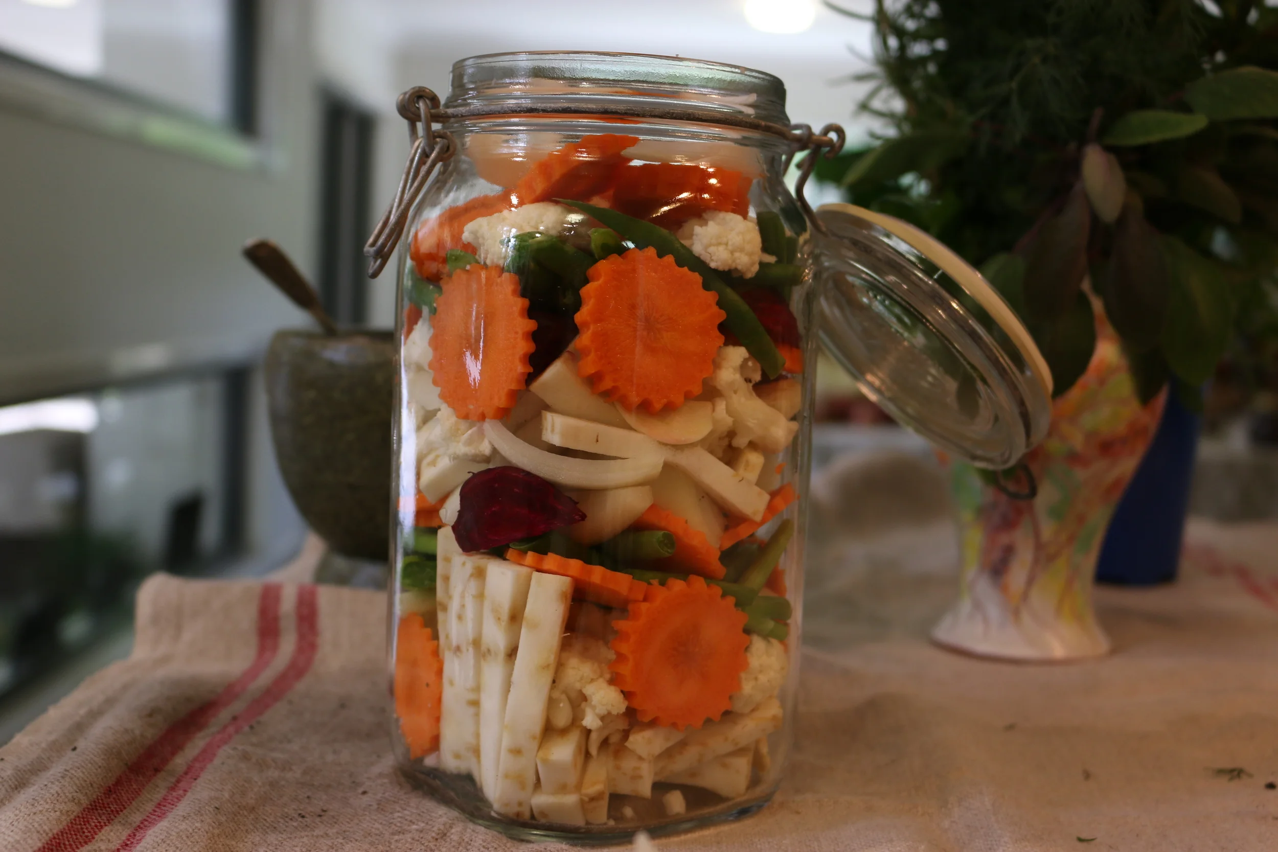 Seasonal Brine Vegetables