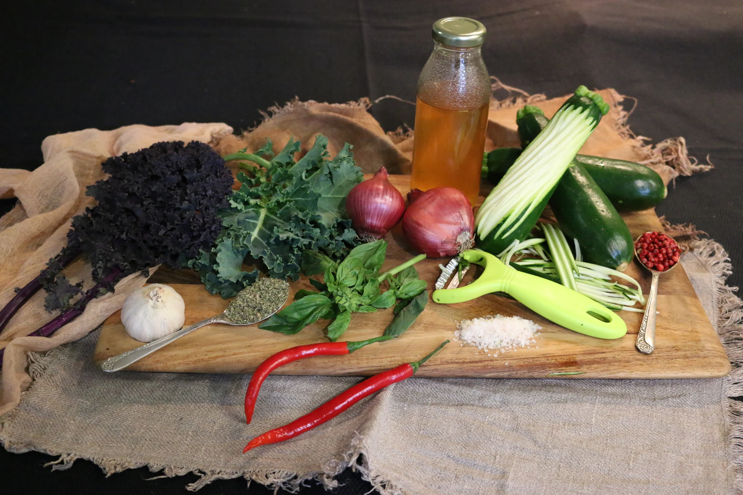 Fermented Zucchini & Kale Relish