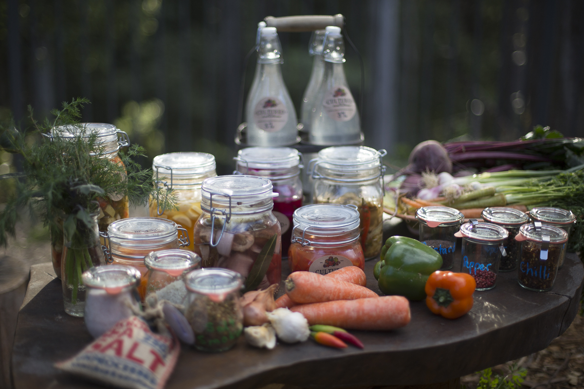 Sauerkraut Making at Vive Cooking School 