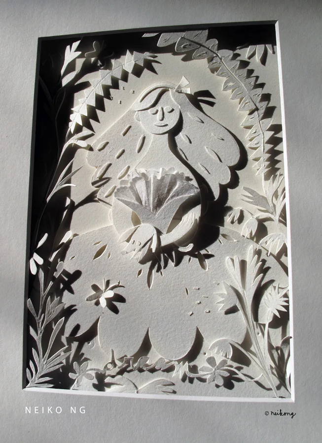 one color papercut