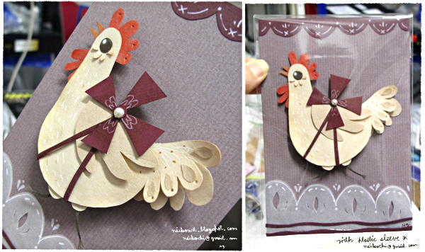 chicken papercut