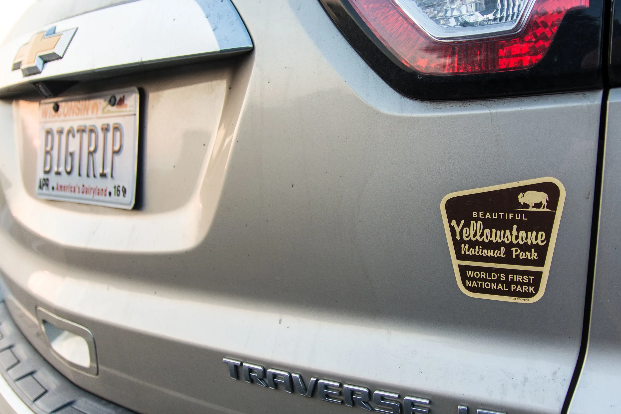 I am generally anti-bumper sticker. Yellowstone got to me.