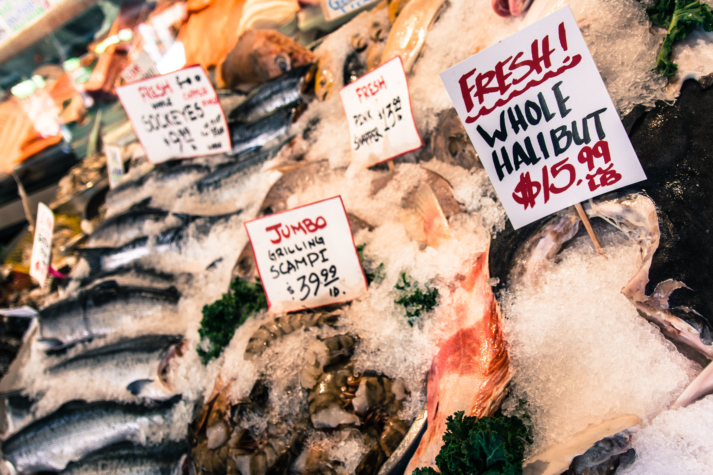 Classic market - Pike's Place Market, Seattle, WA.