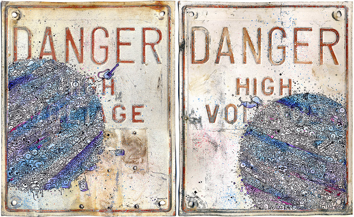 "Happens on Tour" I "Stays on Tour" (both SOLD, limited edition print available soon)